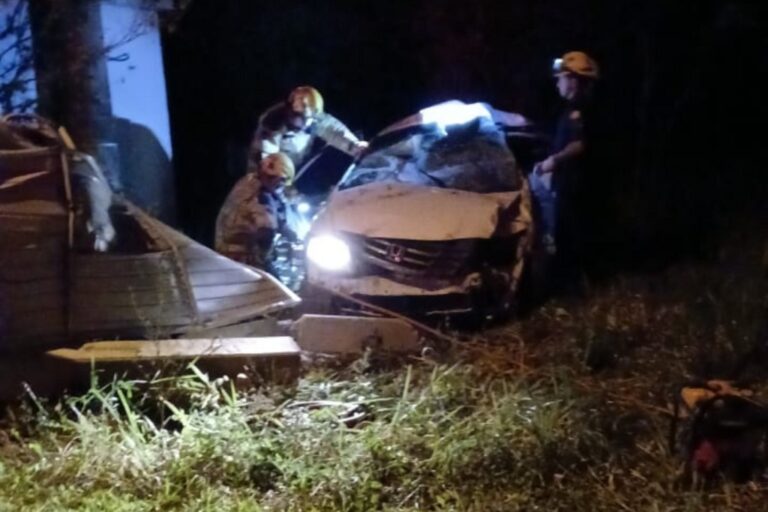 Conforme informações da ocorrência, Luis teria perdido o controle de um Honda City
