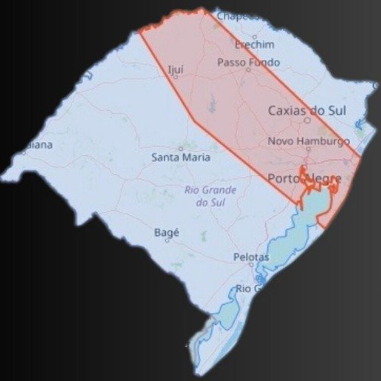 Defesa Civil emite alerta de temporal com chance de granizo e ventos de até 80km/h em Canoas