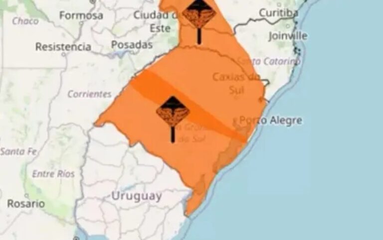 INMET emite alerta laranja para tempestades com ventos de até 100km/h em Canoas e região