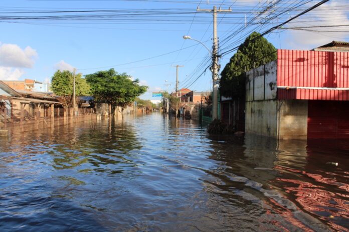 Bairro foi um dos mais afetados pela enchente