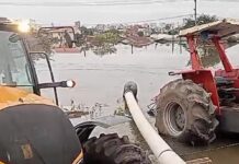 O bairro foi um dos mais atingidos pela enchente na última semana.