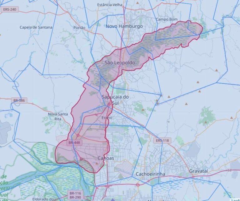 Defesa Civil emite alerta de inundação no Rio dos Sinos