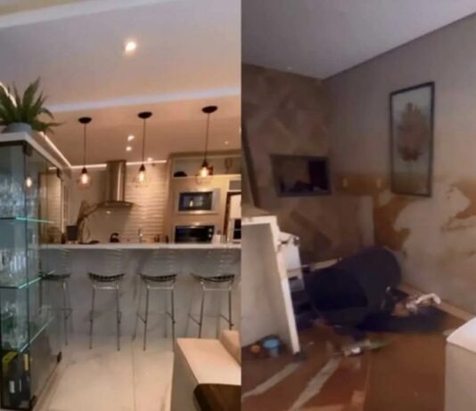 Enchente em Canoas: Influenciadora mostra antes e depois de casa inundada. Força e fé para recomeçar”, afirma a moradora de Canoas.