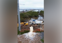 Um sistema de bombeamento flutuante foi implantado na Casa de Bombas 9, em Porto Alegre, direcionando águas para os rios Gravataí e Guaíba, que passam em Canoas, próximo ao bairro Niterói.