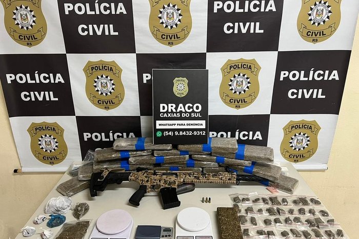 oito presos em caxias tele-entrega