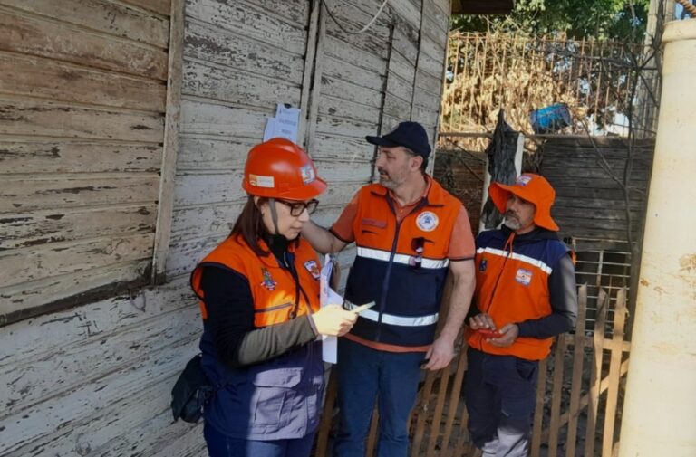 Enchente em Canoas: casas atingidas estão sendo vistoriadas. Os laudos também podem ser úteis para a adesão a futuros programas.
