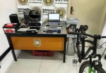 Criminosos furtam escola. Três homens são presos com materiais furtados de escola. O caso aconteceu na última sexta-feira (28) em Passo Fundo