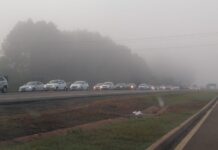 Nesta manhã de quarta-feira (12), a BR-386, no sentido Canoas - Nova Santa Rita, enfrenta um grande congestionamento. O motivo, é um ônibus em pane mecânica, conforme apuração da Agência GBC.