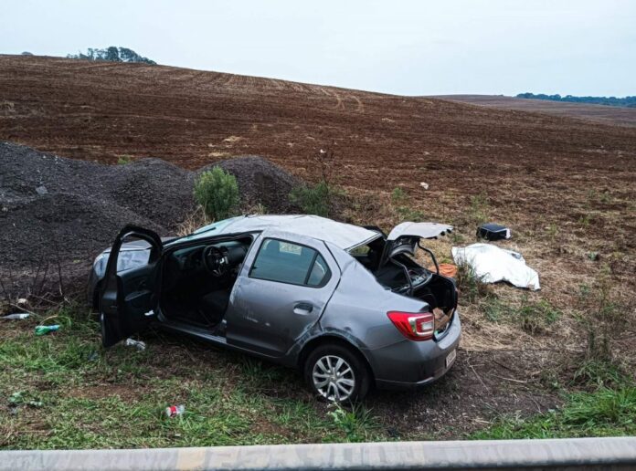 Carro envolvido no acidente