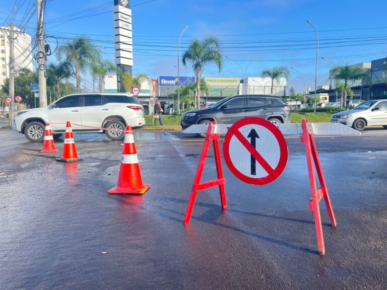 Avenida em Canoas tem mudança de sentido
