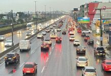 Um acidente causa congestionamento na BR-116 no final da tarde desta sexta-feira (5). A ocorrência é no sentido Capital - Interior da rodovia.