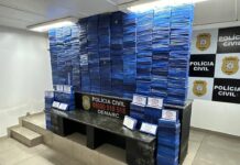 A Polícia Civil apreendeu mais de 500kg de cocaína em uma residência do bairro Mathias Velho, em Canoas, nesta segunda-feira (1°). O imóvel foi atingido pela enchente de maio.