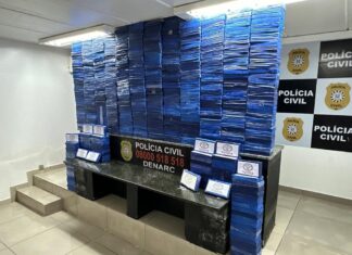 A Polícia Civil apreendeu mais de 500kg de cocaína em uma residência do bairro Mathias Velho, em Canoas, nesta segunda-feira (1°). O imóvel foi atingido pela enchente de maio.