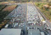 Mais de 5 mil veículos atingidos pela enchente no Rio Grande do Sul estão disponíveis para leilão em Nova Santa Rita.
