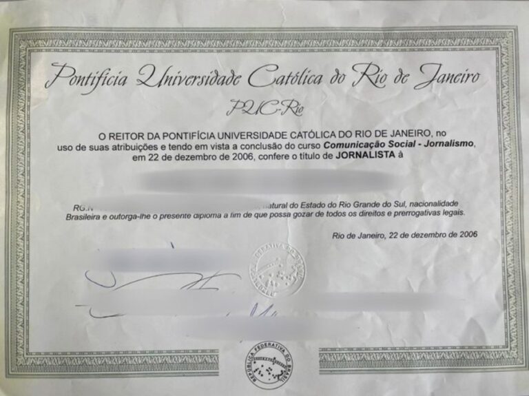 Diploma falso operação servidor Canoas