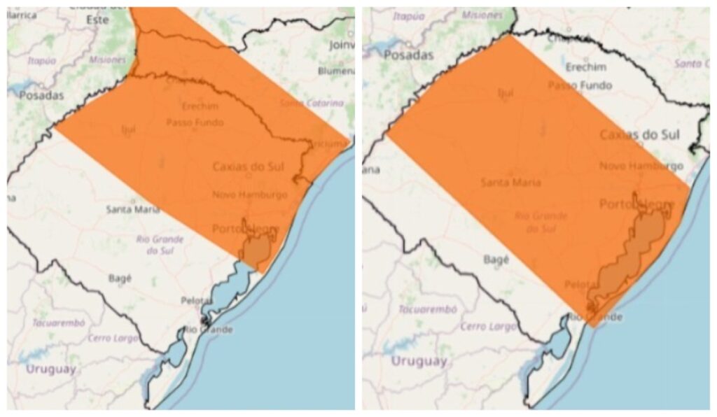 INMET Emite Dois Alertas Laranja Para Risco De Temporal No RS | Agência GBC