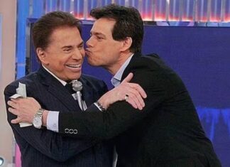 Silvio Santos e Celso Portiolli