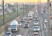 Acidente causa grande congestionamento na BR-116 em Canoas