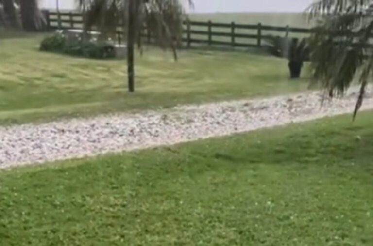 Instabilidade chega ao RS e cidade gaúcha registra granizo