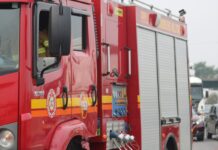 Corpo de Bombeiros é acionado para combater incêndio na Guilherme Schell em Canoas
