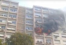 Incêndio em apartamento mobiliza quatro caminhões do Corpo de Bombeiros em Porto Alegre