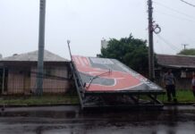 Pós-temporal em Canoas