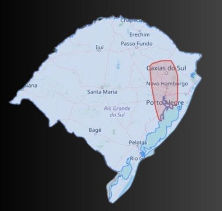 Defesa Civil emite alerta para ventos intensos, raios e granizo