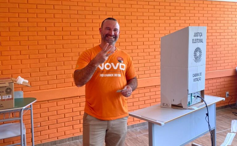 "Eu não tenho rejeição por onde ando", afirma Odirlei Campiol depois de votar