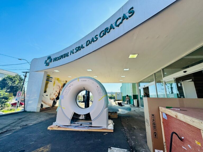 Hospital em Canoas recebe novo tomógrafo para agilizar exames