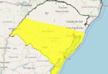 Inmet alerta para temporal com granizo e ventos fortes