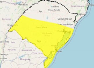 Inmet alerta para temporal com granizo e ventos fortes