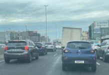 BR-116 tem bloqueio e grande congestionamento em Canoas