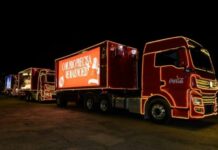 Caravana Coca-Cola fará a distribuição de 900 cestas básicas.