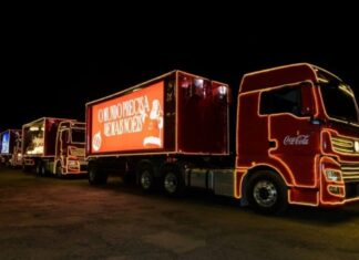 Caravana Coca-Cola fará a distribuição de 900 cestas básicas.