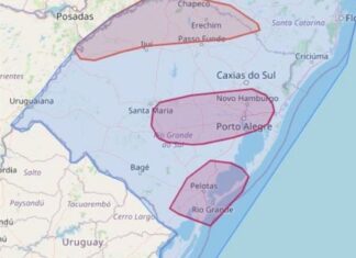 Defesa Civil emite alerta de temporal com chuva forte para esta tarde; Entenda