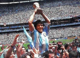 O triunfo e a queda de um dos melhores Jogadores de futebol do mundo: Maradona.