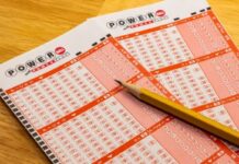 homem ganha na loteria bilhete do powerball