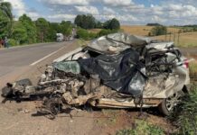 motorista morre colisão