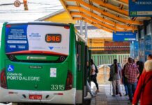 ônibus de Porto Alegre com passe livre