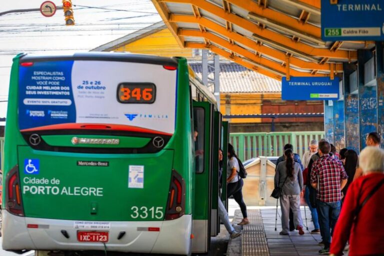 ônibus de Porto Alegre com passe livre