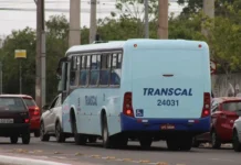 horários dos ônibus da Transcal