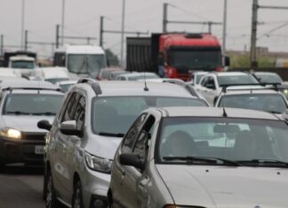 BR-116: Obras causam grande congestionamento em Canoas