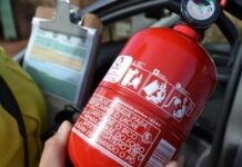 extintor de incêndio carros de passeio