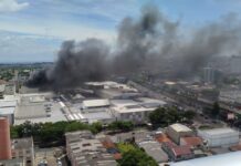 Veja vídeos do incêndio que atingiu o Canoas Shopping