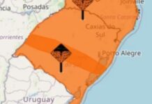 Inmet emite dois alertas laranja de temporal no RS; Veja quando