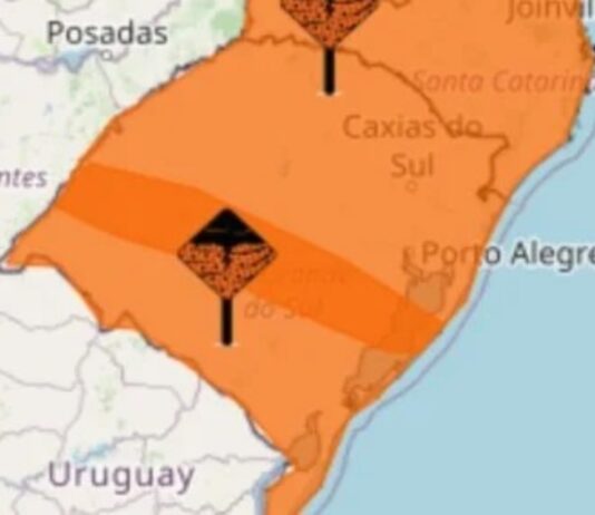 Inmet emite dois alertas laranja de temporal no RS; Veja quando