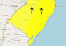 INMET alerta rio grande do sul