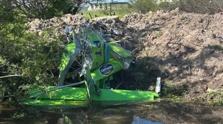 Piloto morre em queda de avião no Rio Grande do Sul