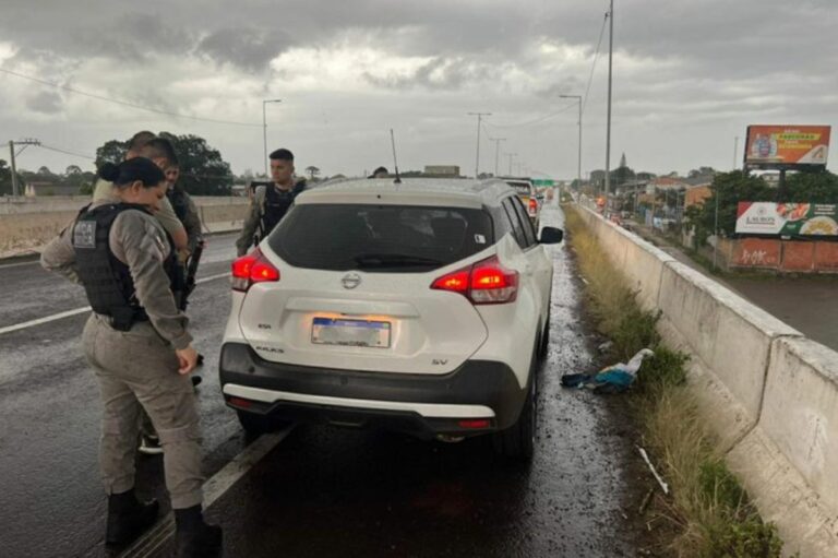 tiros na br-118 em sapucaia do sul