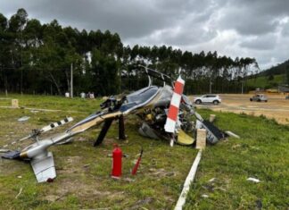 Equipes da Base Aérea de Canoas vão investigar queda de helicóptero; Entenda